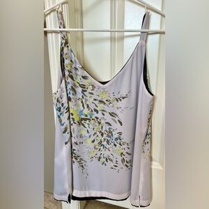 WHBM reversible tank with two necklines and two prints.  Size Small.